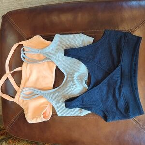 3 sport bra bundle Paragon/Buff Bunny S